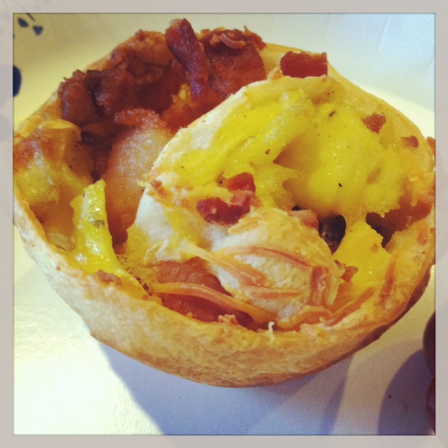 a time to eat Bacon (or Sausage), Egg, and Cheese Muffins