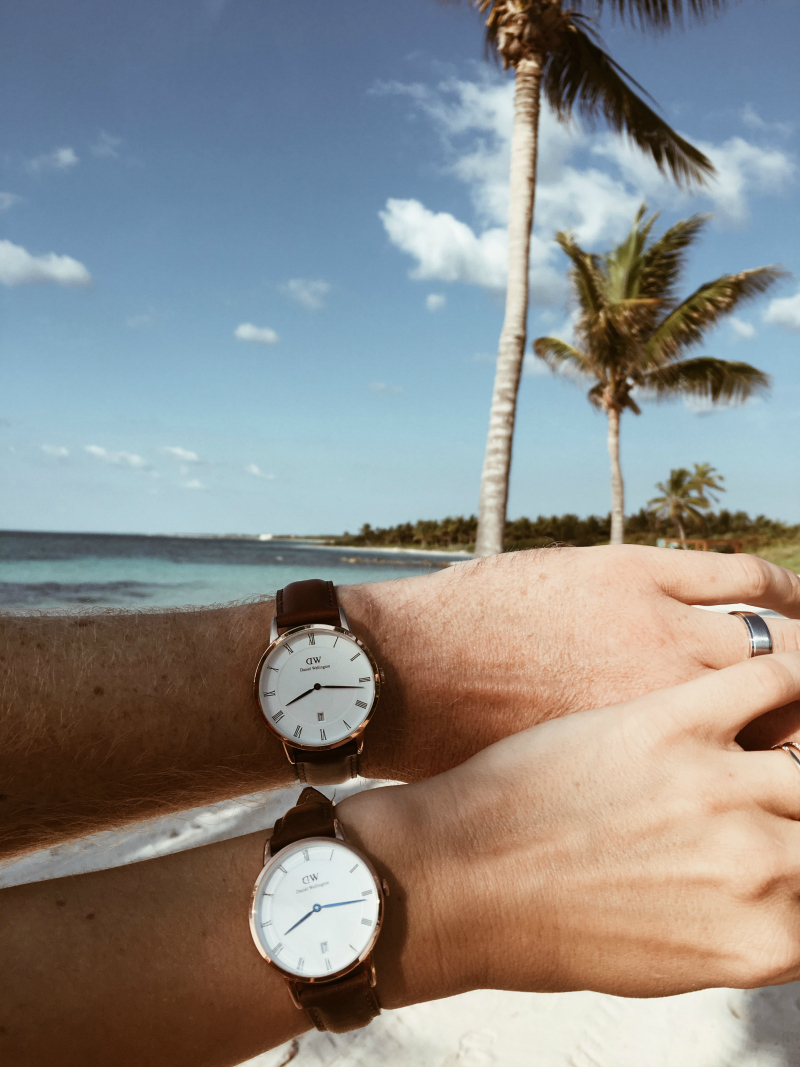 run style run his and hers with daniel wellington