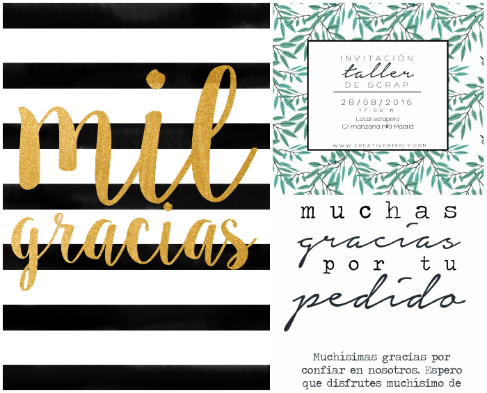hacer etiquetas pegatinas carteles bonitos