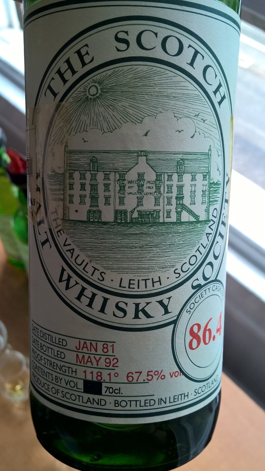 Review Scotch Malt Whisky Society 86.4 Glenesk