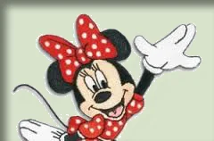 Minnie com vestido vermelho