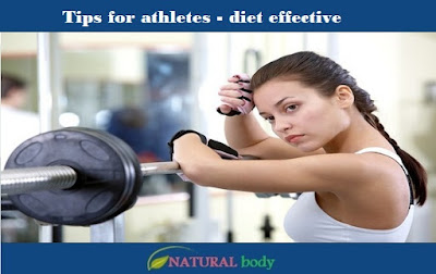 Tips for athletes - diet effective