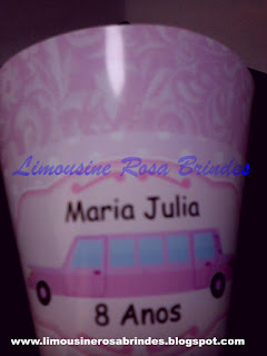 Cone de Guloseimas Limousine Rosa, cone de guloseimas, limousine rosa, tema limousine rosa, brinde limousine rosa, lembrancinha limousine rosa, festa limousine rosa