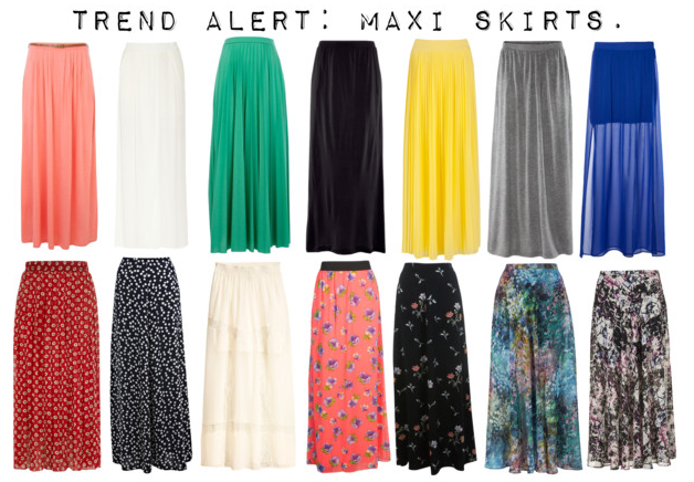 Meredith's World: Fashion: Maxi Skirts for Summer