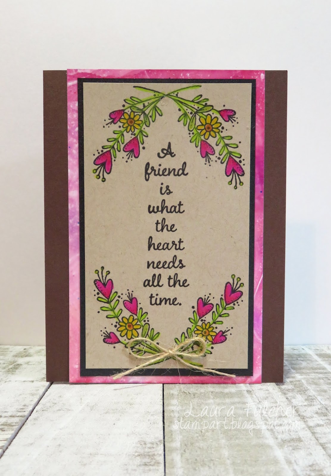Impression Obsession E7983 Black Cats Wood Mounted Rubber Stamp
