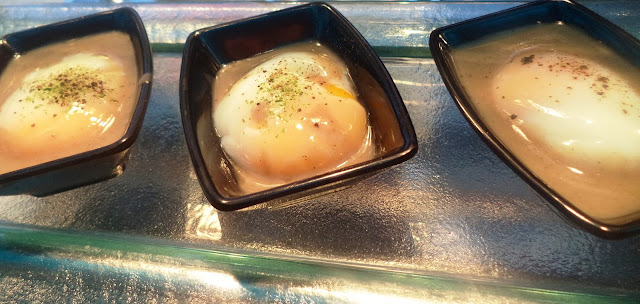Sous Vide Eggs with Mushroom Espuma Sous Vide Eggs with Mushroom Espuma