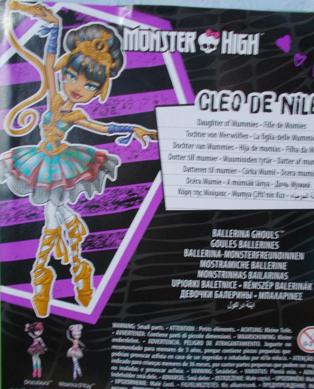 ballerina ghouls cleo de nile