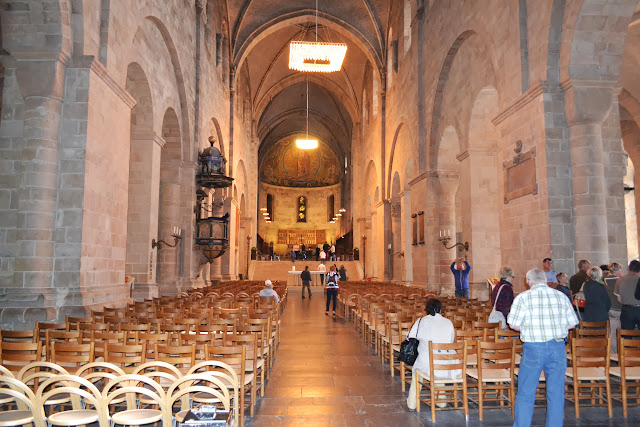 Inside Lund cathedral