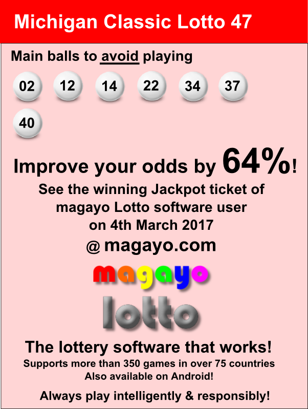 classic lotto odds