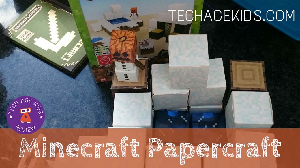 Screenless Minecraft Activity with Papercraft