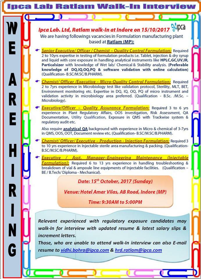 analytical chemist cover letter