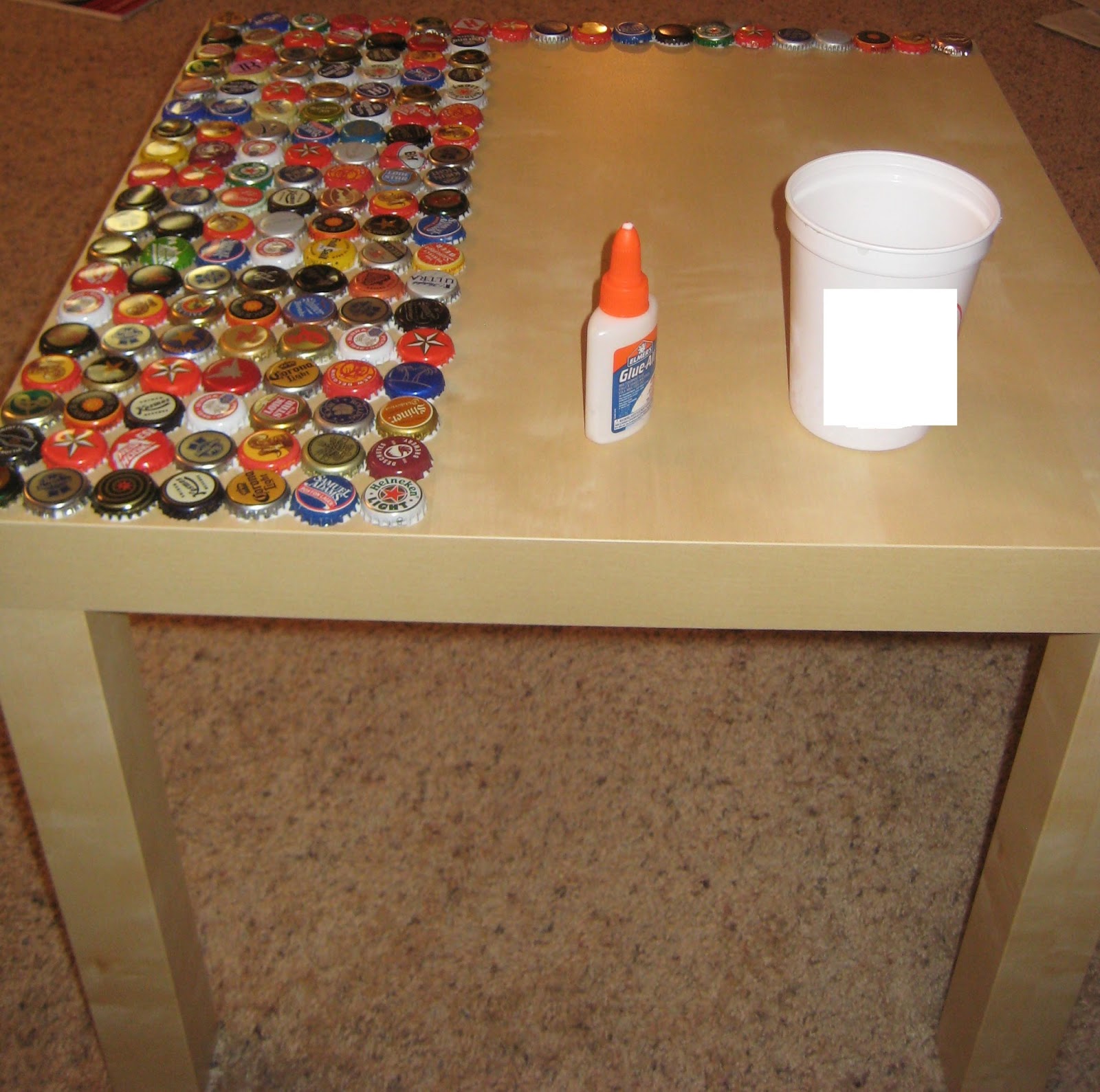 Bottle Cap Table