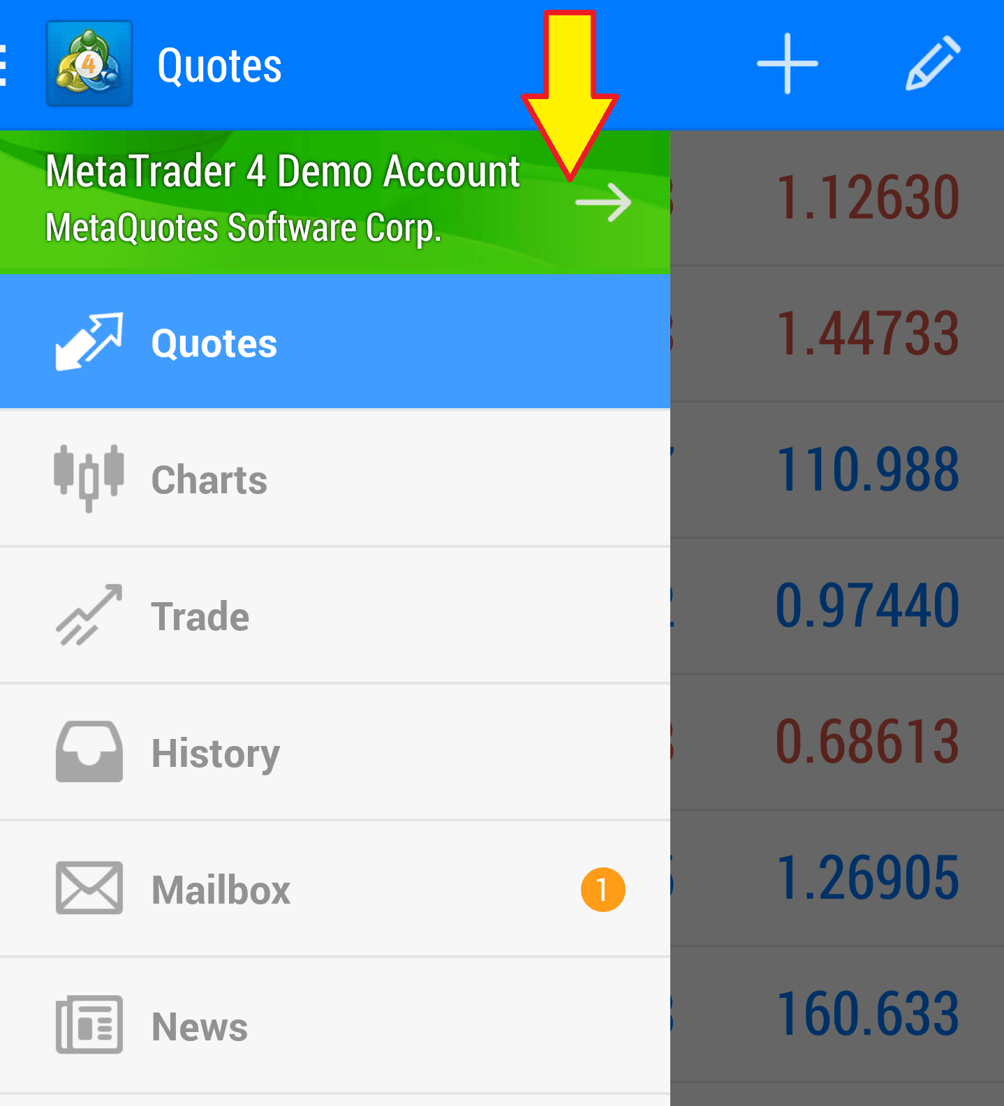 Cara login mt4