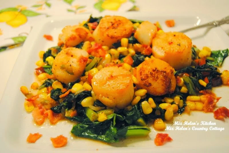 Scallops with Pepper Sauce