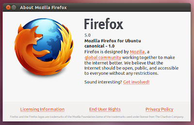 Firefox 5.0 ubuntu 11.04