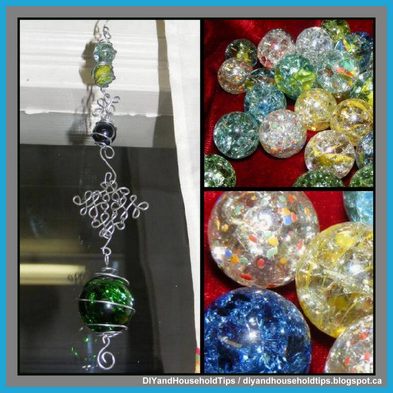 DIY And Household Tips DIY Cracked Marble Suncatchers