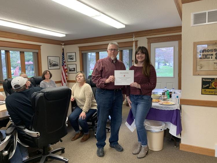 PCHS Student Honored at Hennepin Village Meeting