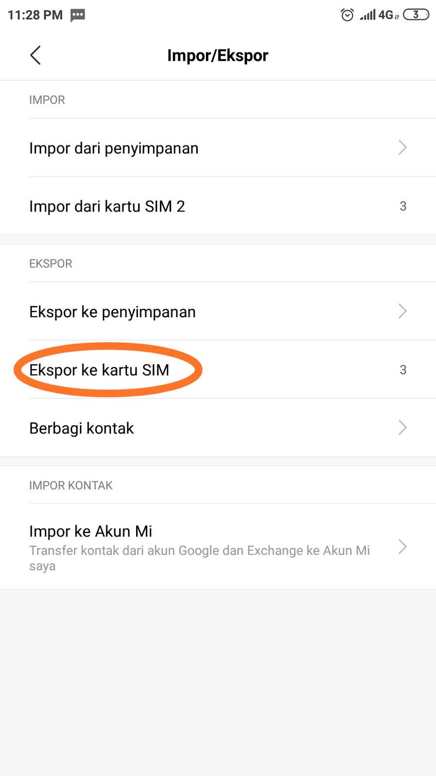 Cara Menyalin Kontak Yang ada di HP Xiaomi Ke SIM - Cariinfo.Net