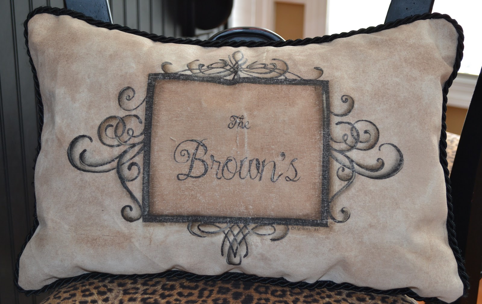 Preppy & Pink HANDPAINTED MONOGRAMMED PILLOWS!