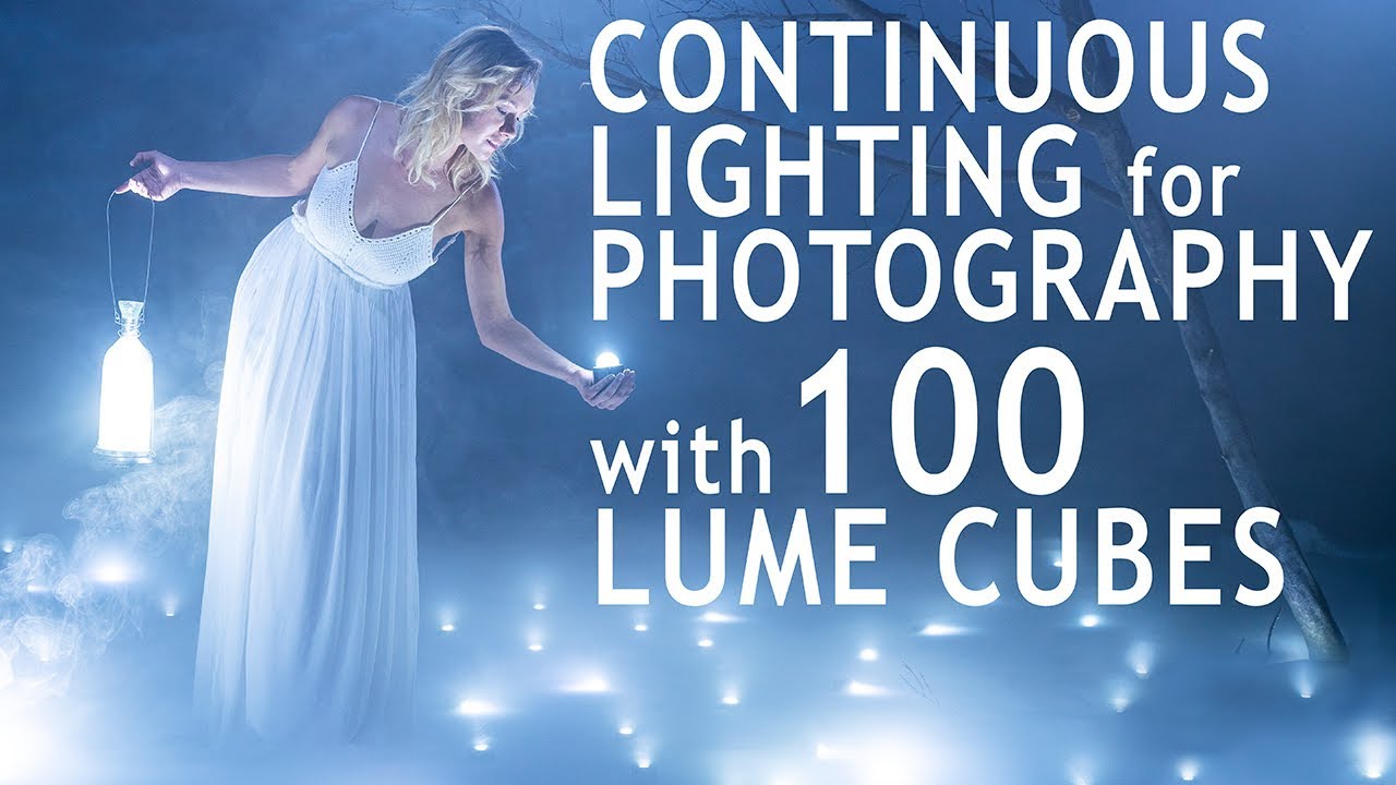 Continuous Lighting for Photography Using 100 Lume Cubes Blog