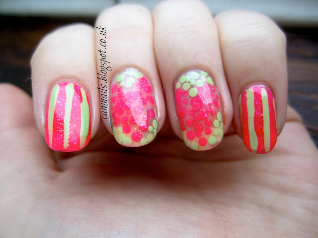 heart-dot-stripe-manicure-nail-art
