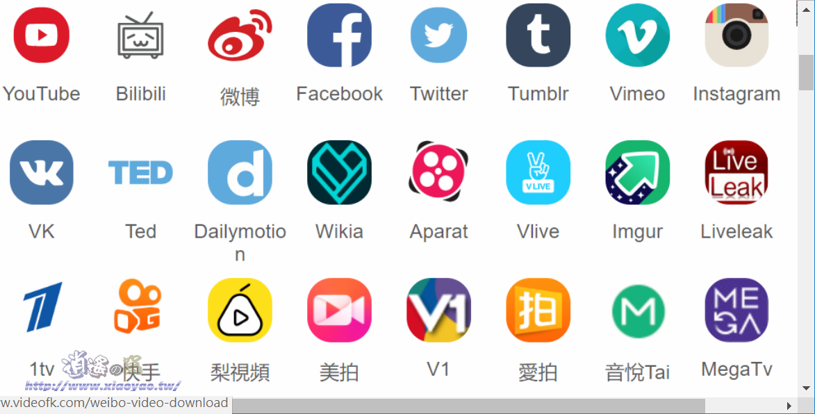 VideoFk 下載網路影片和圖片