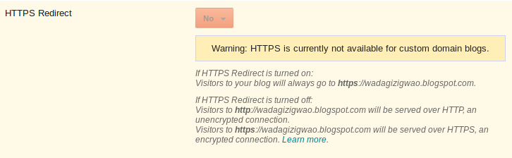 Mengaktifkan HTTPS Custom Domain Blogspot 