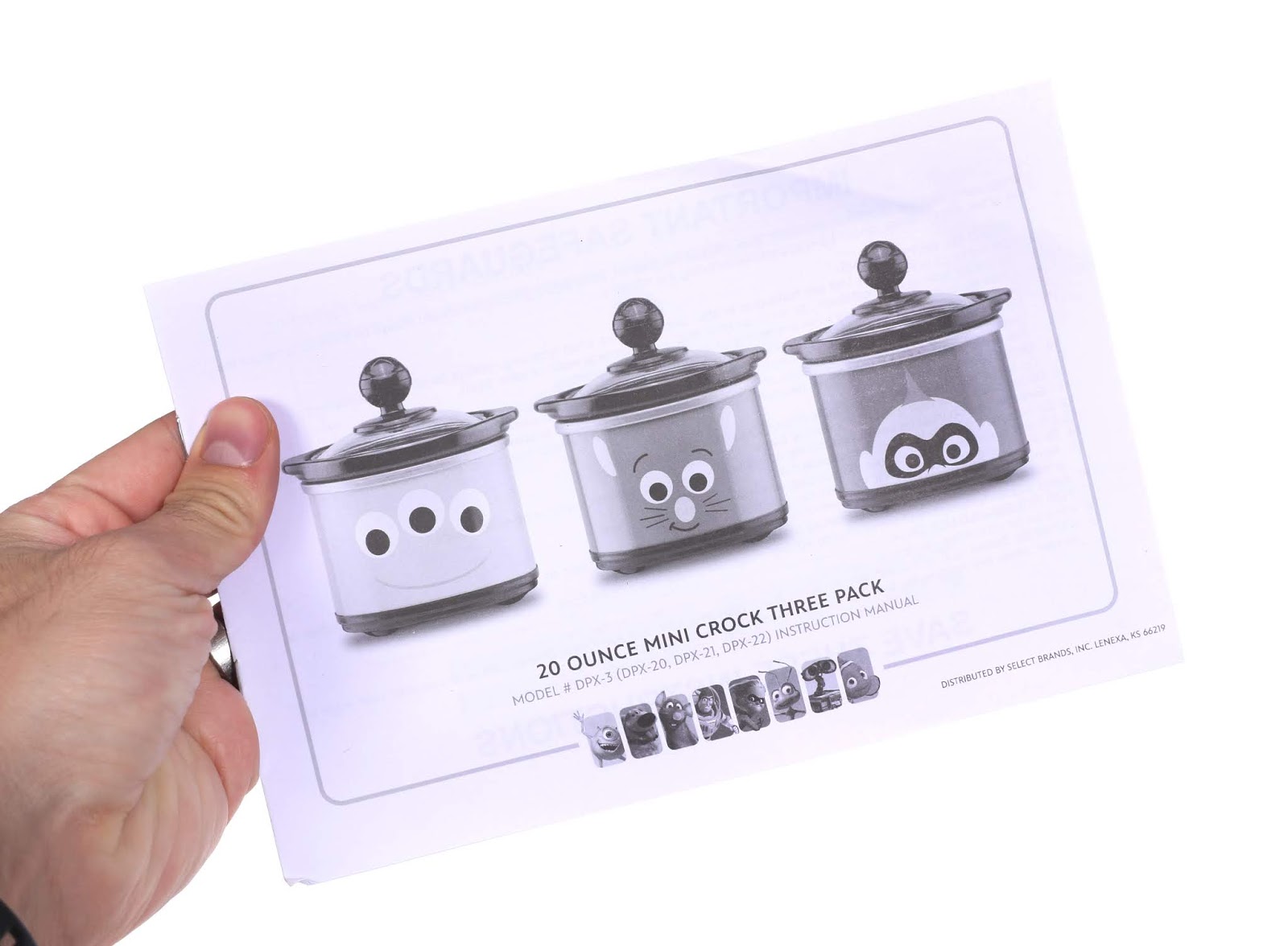 Disney Pixar Characters Mini Slow Cookers, 3-pack 