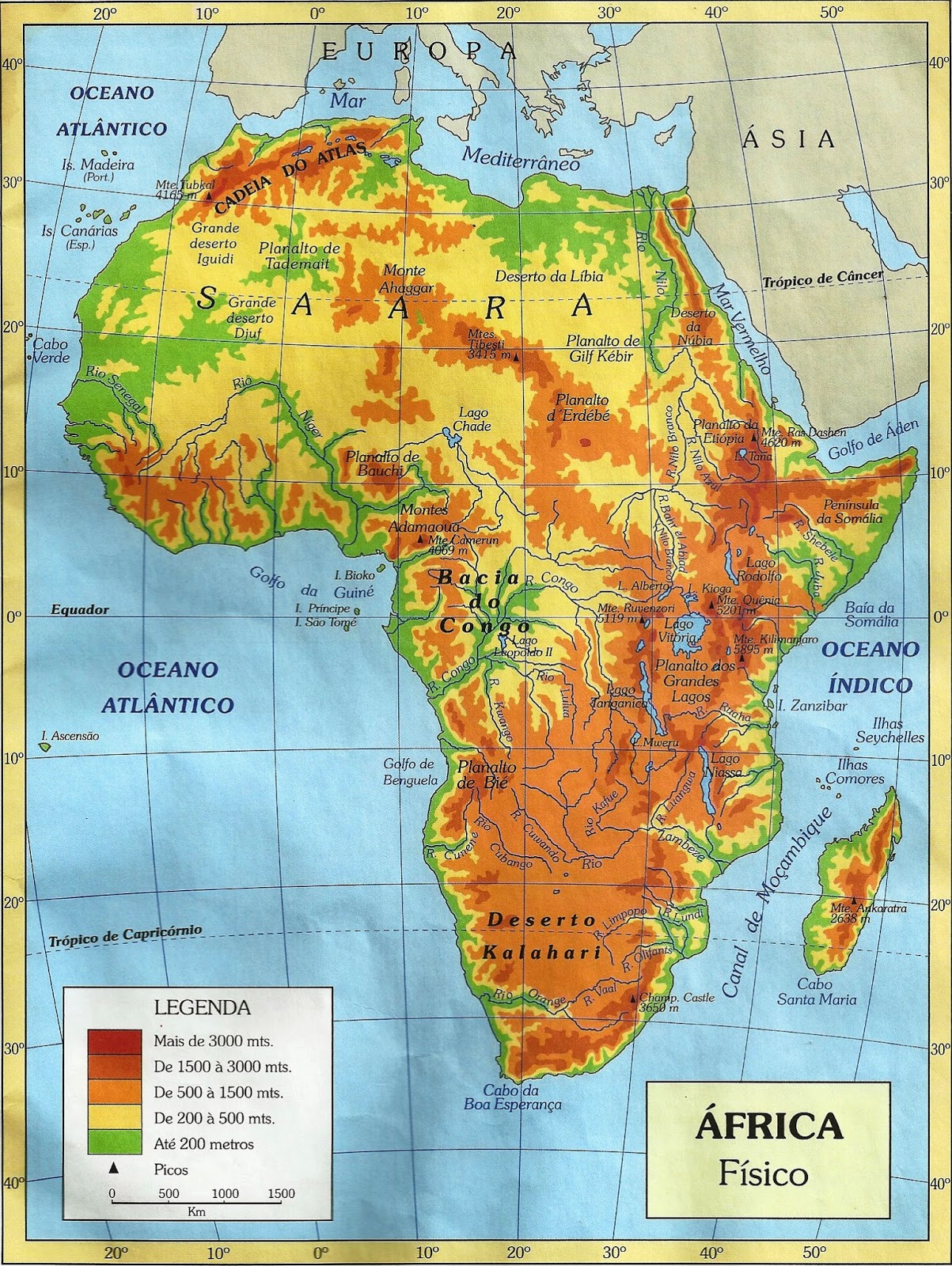 Qual é A Forma De Relevo Predominante Na Africa