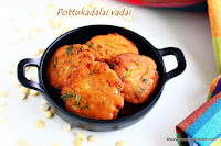 Pottukadalai vadai Pottukadalai vadai