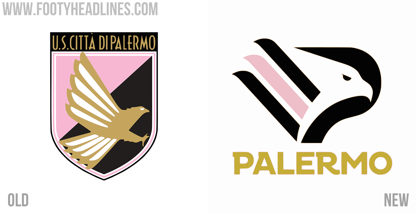 PALERMO F.C in 2023  Palermo, Logo redesign, Football club