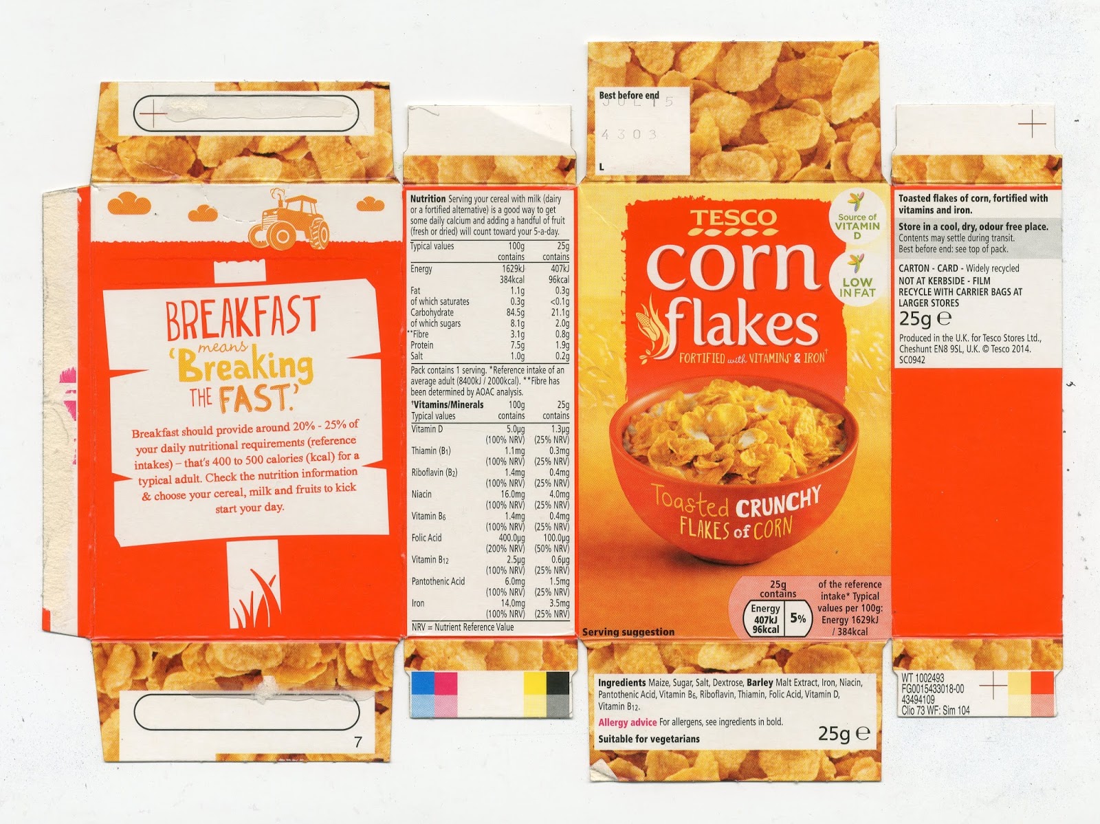 Louise Fielding Illustrator Cereal box
