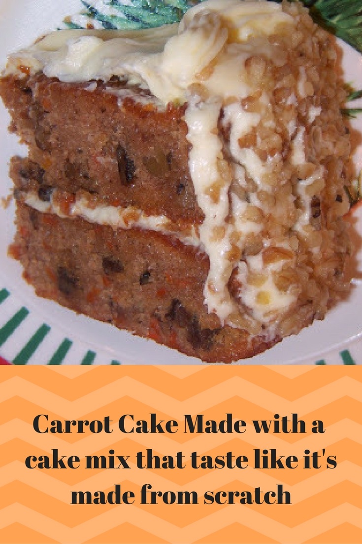Carrot Cake taste like a scratch cake! What's Cookin' Italian Style