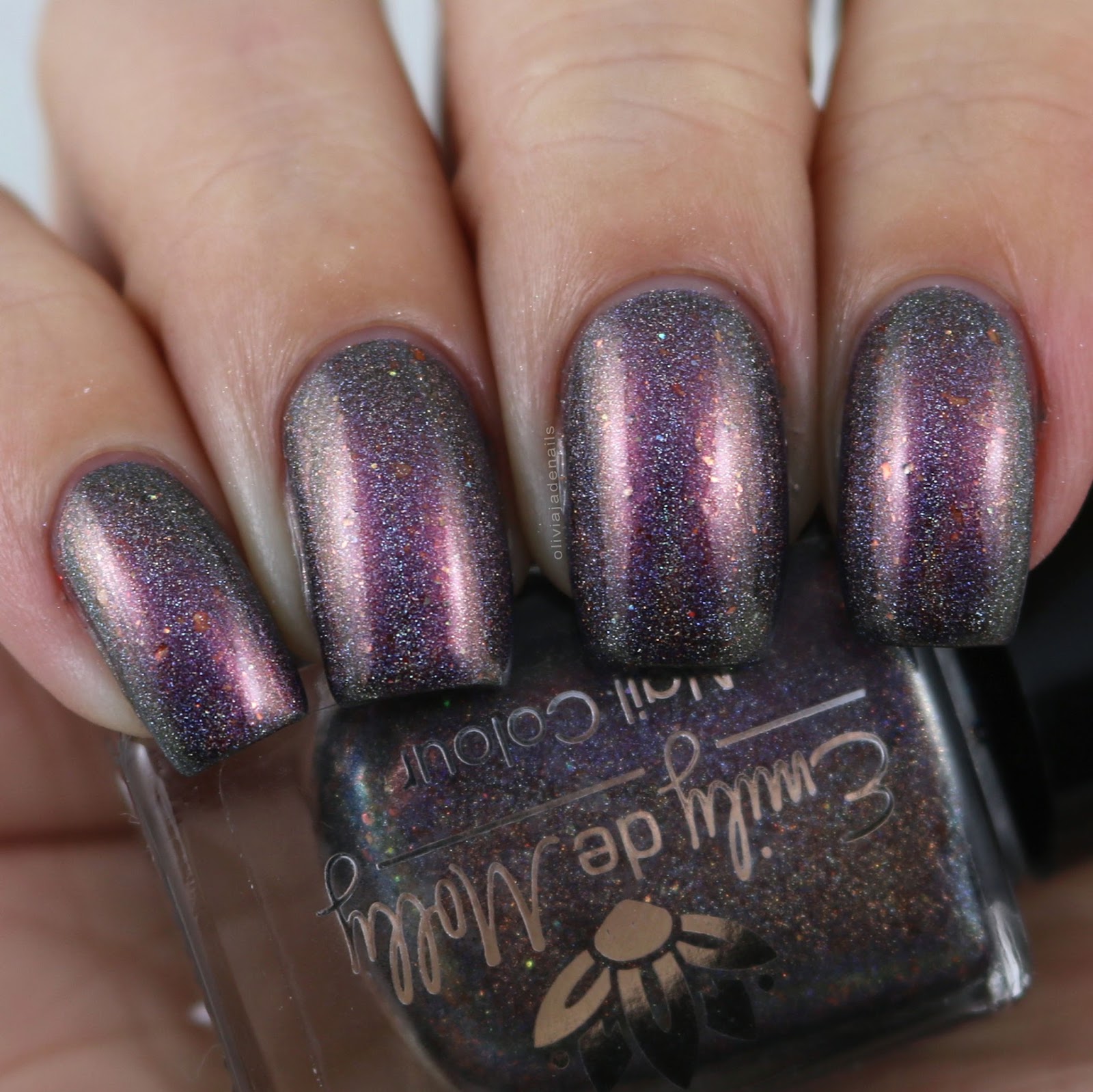 Emily de Molly State Of Mind swatched by Olivia Jade Nails