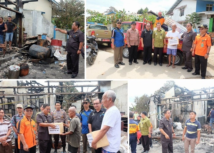 Bupati Sekadau Serahkan Bantuan Korban Kebakaran Mahap Bupati Sekadau Serahkan Bantuan Korban Kebakaran Mahap