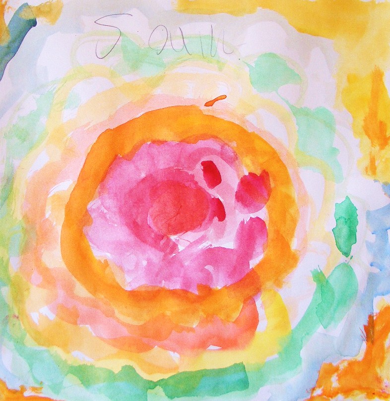 DREAM DRAW CREATE: Georgia O'Keefe inspired flowers by Grade 1