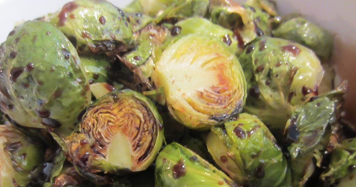Roasted Brussels Sprouts w/MapleBalsamic Drizzle Renee's Kitchen