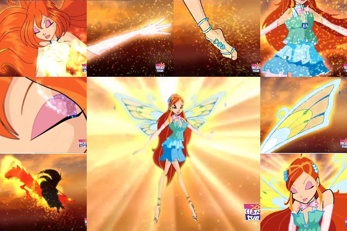 24º póster... transformación Bloom Enchantix Winx Club All