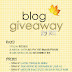 Blog Giveaway by RII