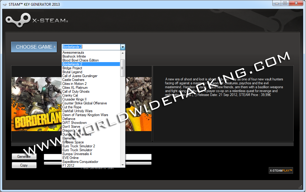 STEAM KEY GENERATOR BestCheats. Simply the best.