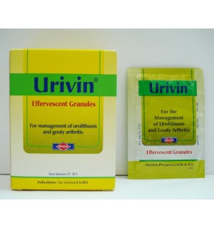 يوريفين لعلاج النقرس وزيادة حمض اليوريك في الدم Urivin  55333-300x320