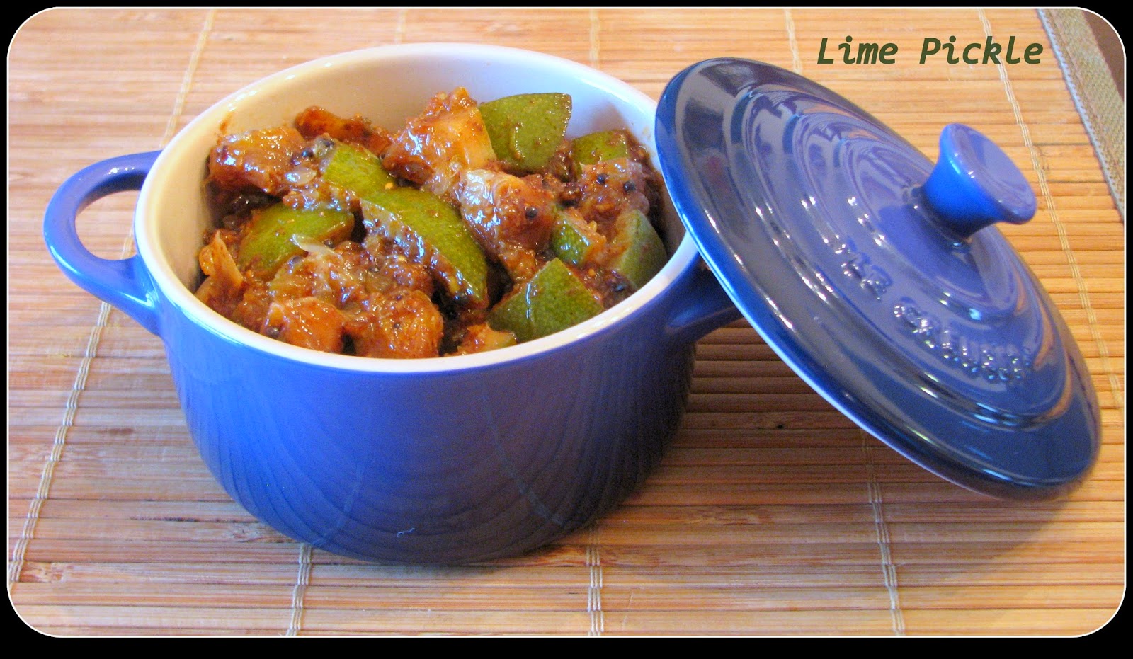 A Tribute to Cooking Lime Pickle