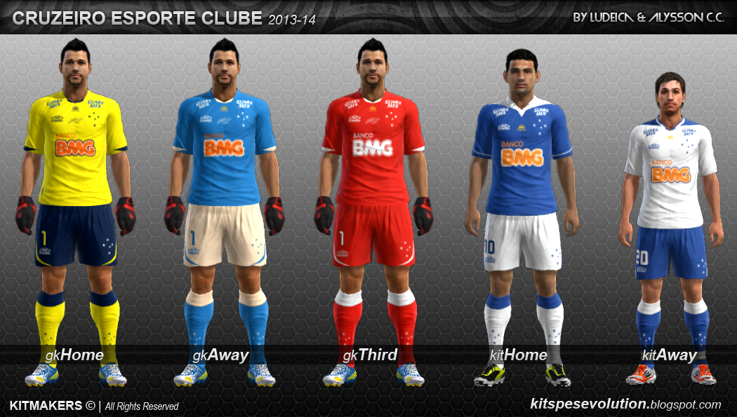 kits by Ludeica: Cruzeiro Esporte Clube 2013-14