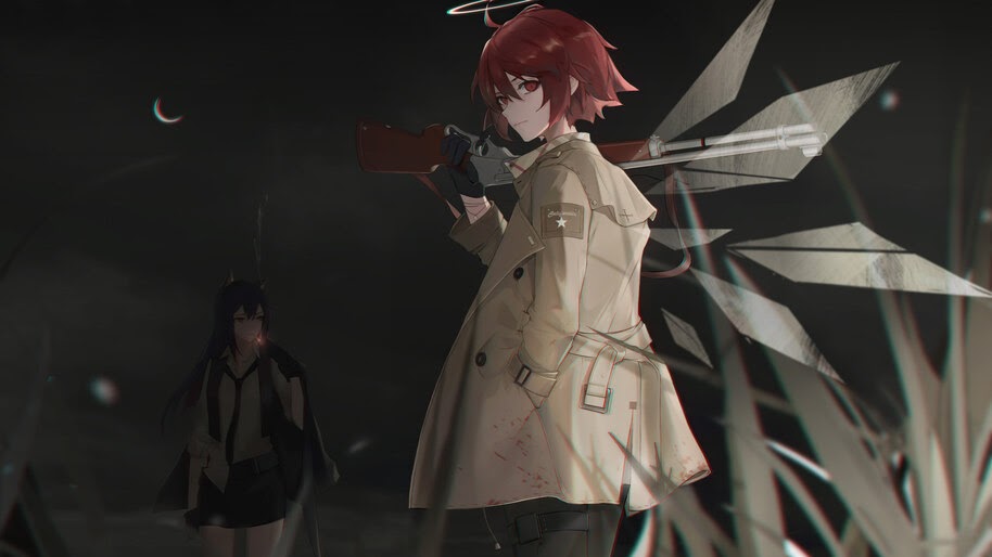 Arknights, Exusiai, Texas, Anime, Girl, 4K, #6.520