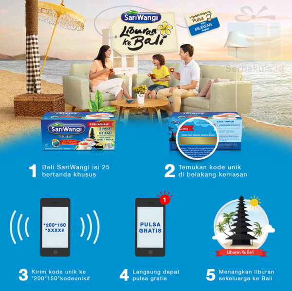 Promo Sariwangi Liburan ke Bali Promo Sariwangi Liburan ke Bali