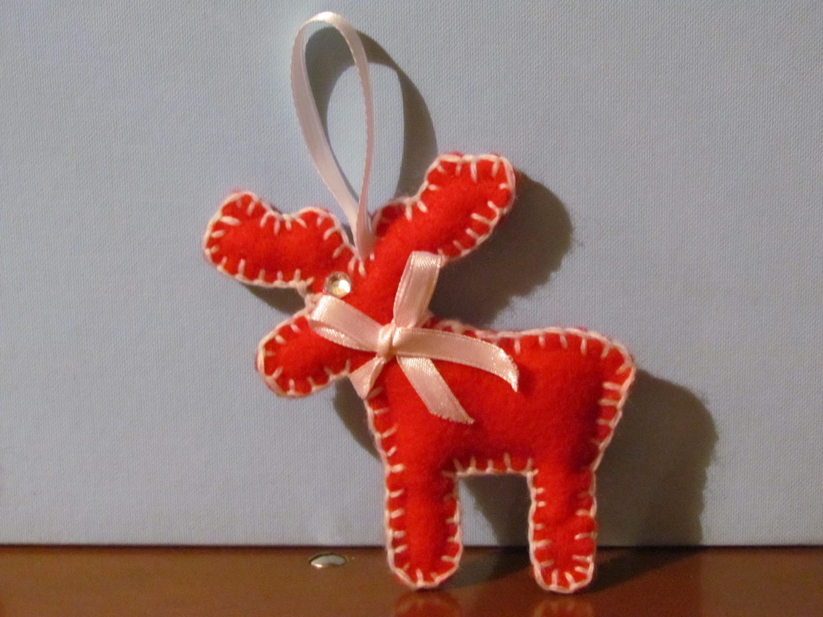 Renna Natalza Decorazone detroporta e dea regalo n feltro Dm