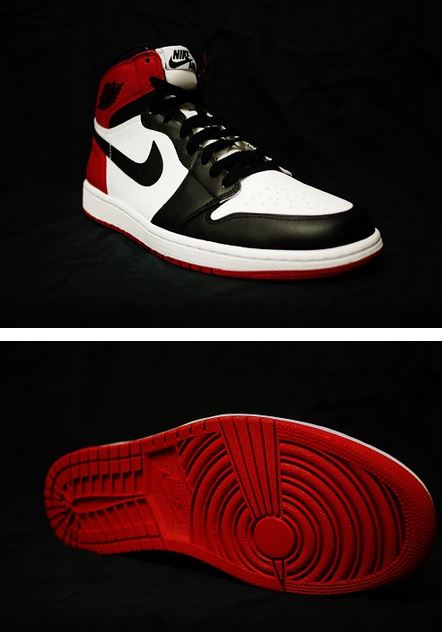 THE SNEAKER ADDICT: 2013 Air Jordan 1 Retro Hi OG Black Toe Sneaker ...