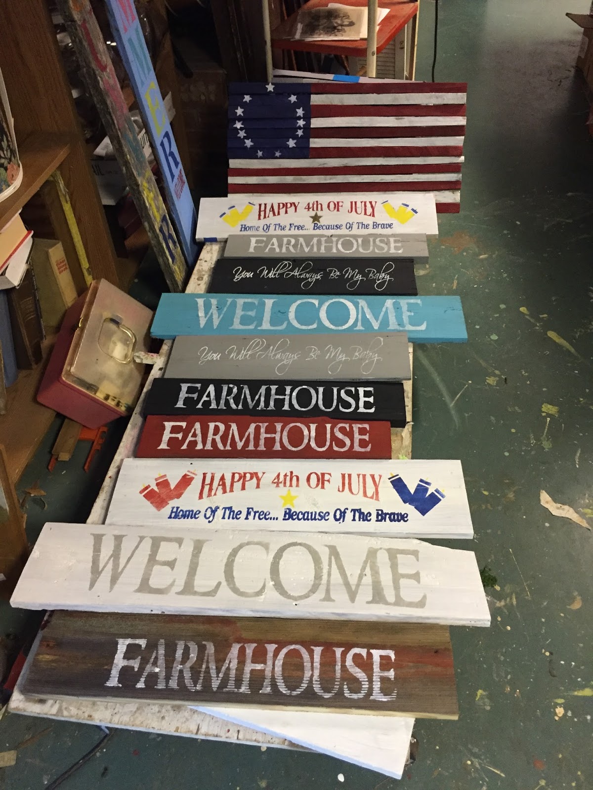 Goodson Vintage Treasures Sign Sign Signs or Techniques for Making Signs on Old Barn Boards