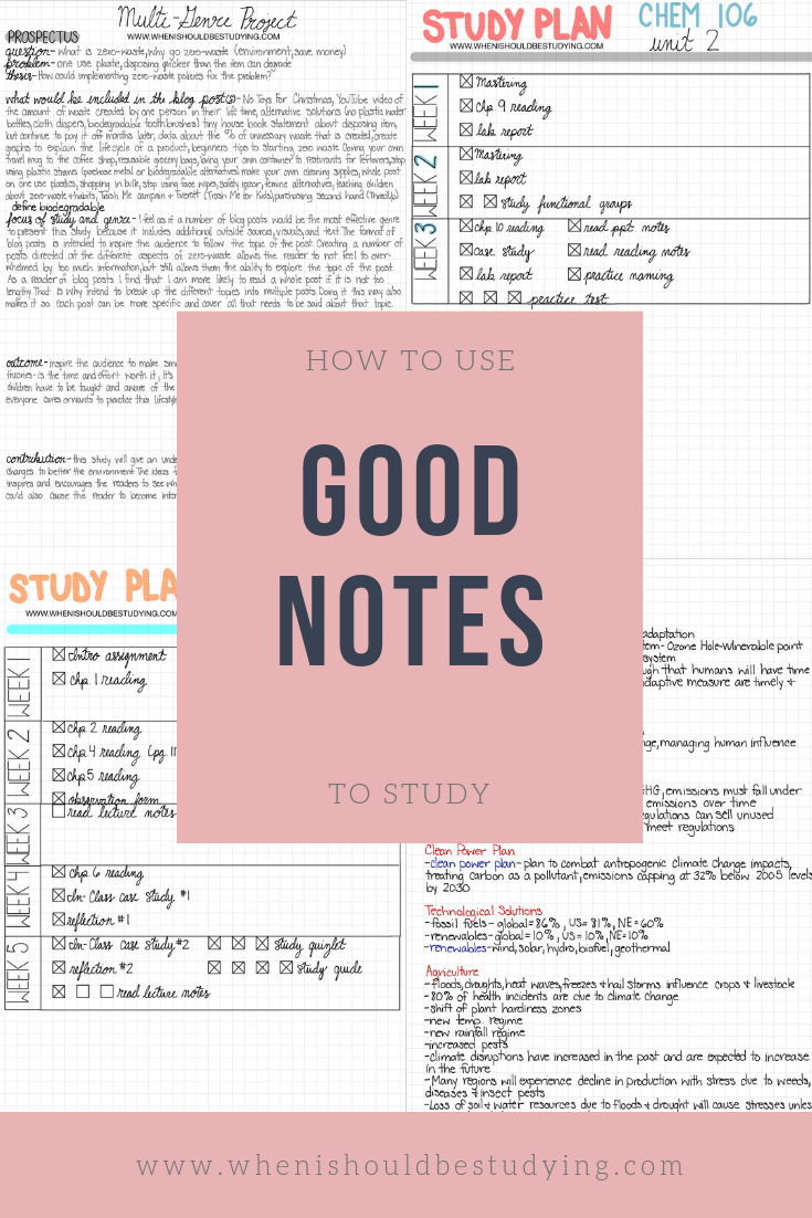 How To Use GoodNotes to Study