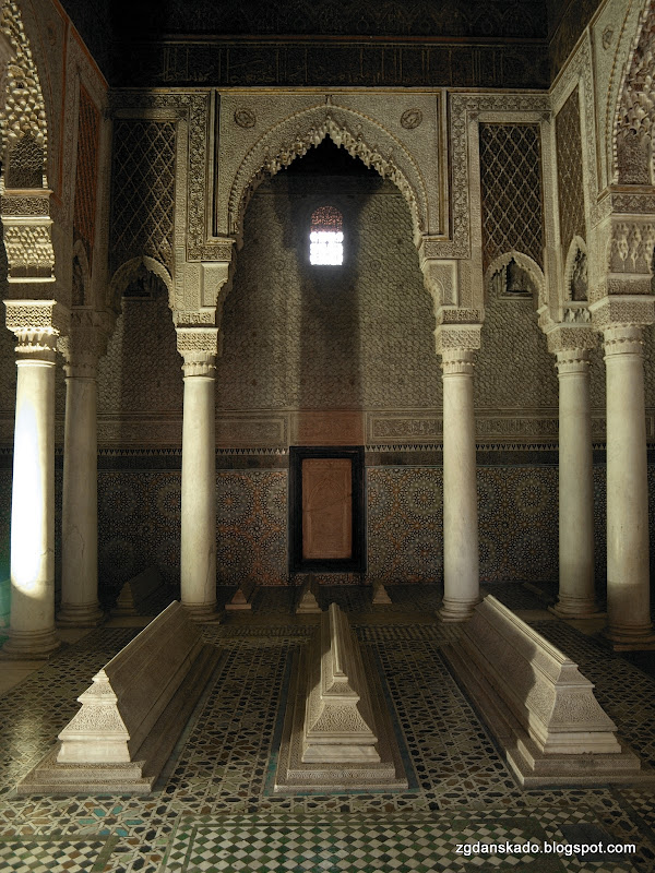 Marrakesz - Mauzoleum Sadytów